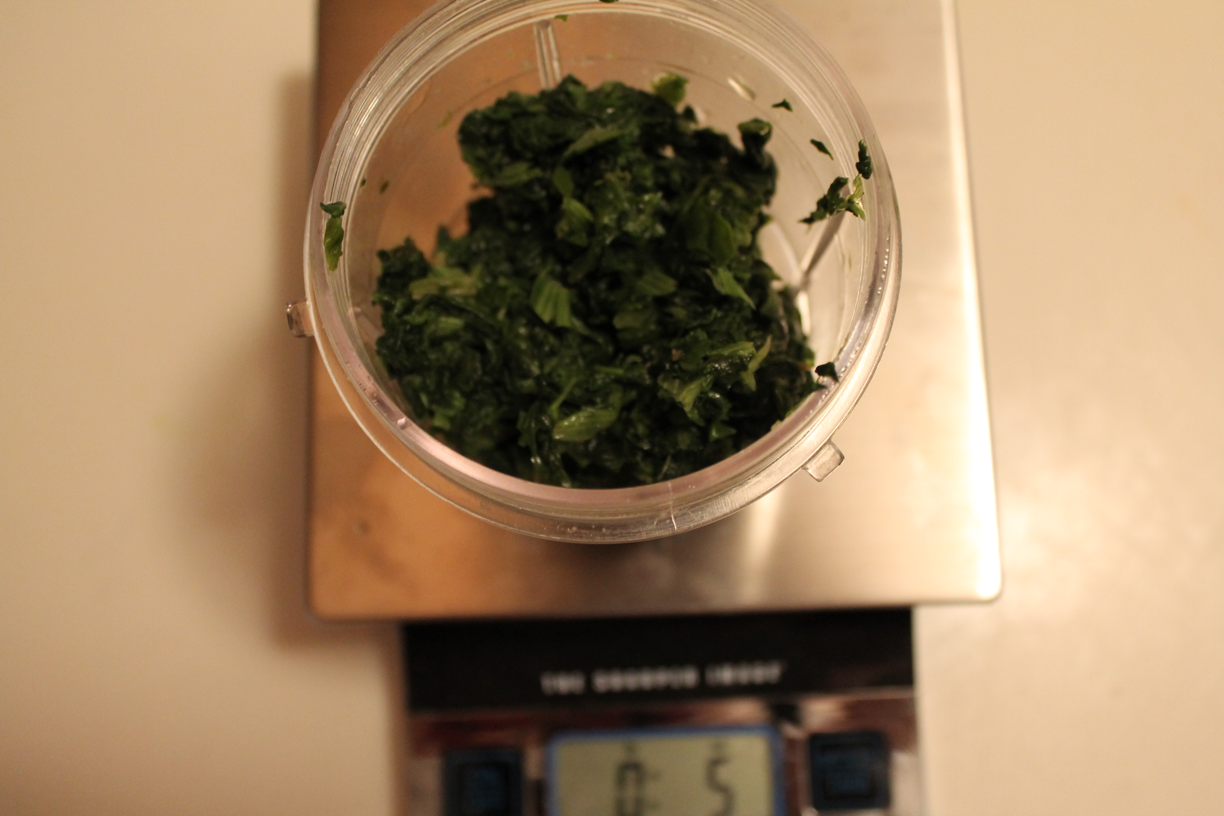Cooked Chopped Spinach
