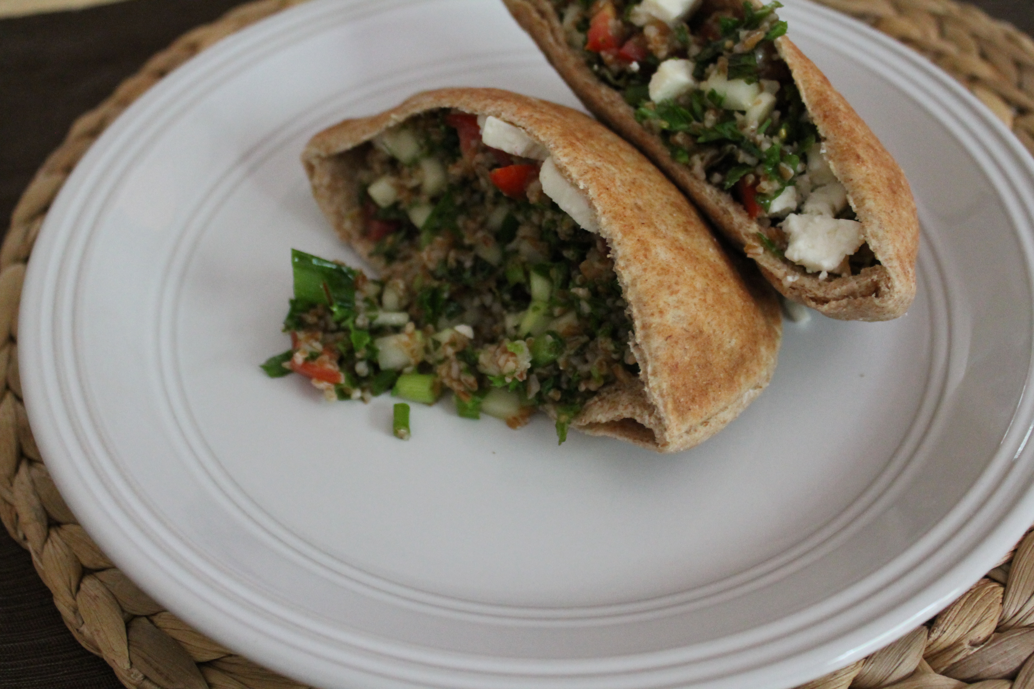 Tabbouleh Pitas for Lunch