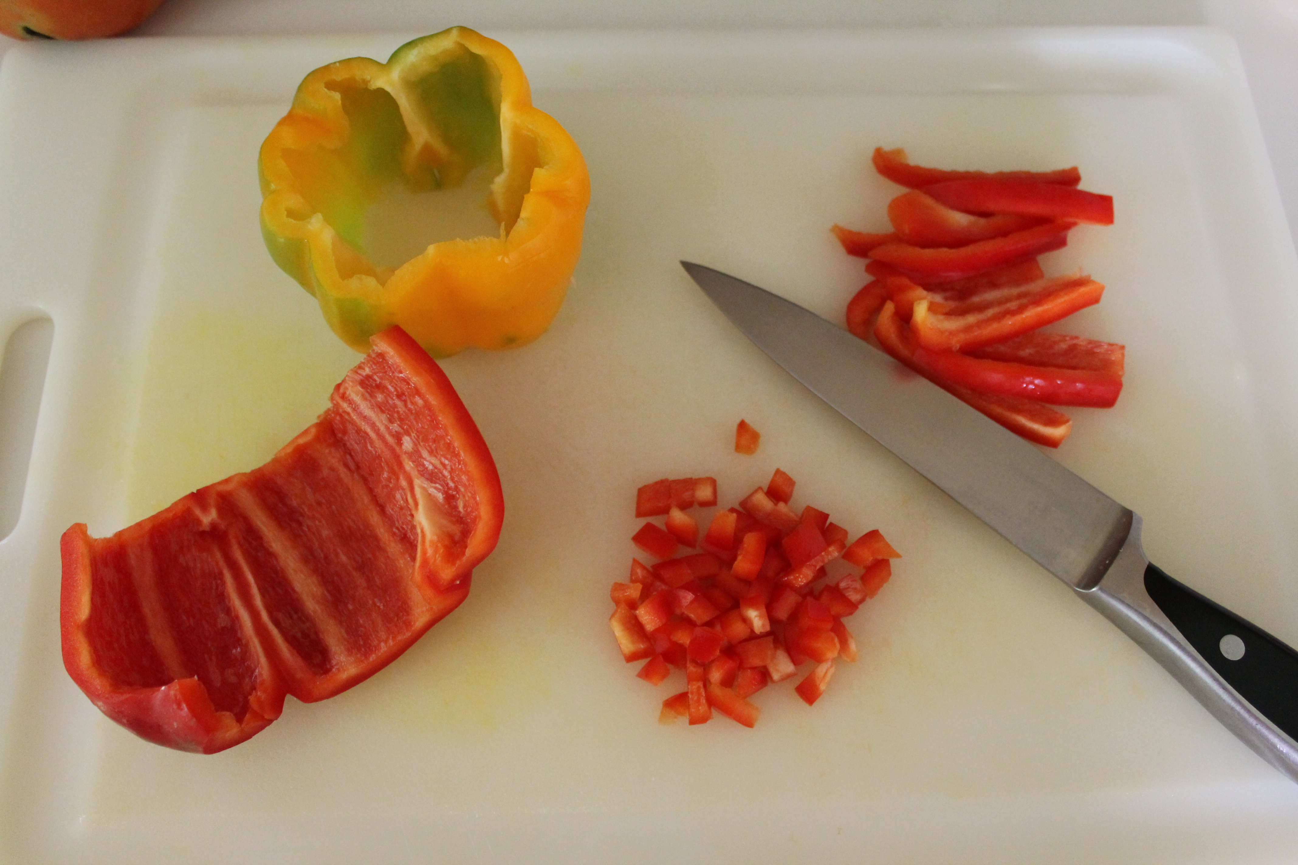 Dicing Peppers