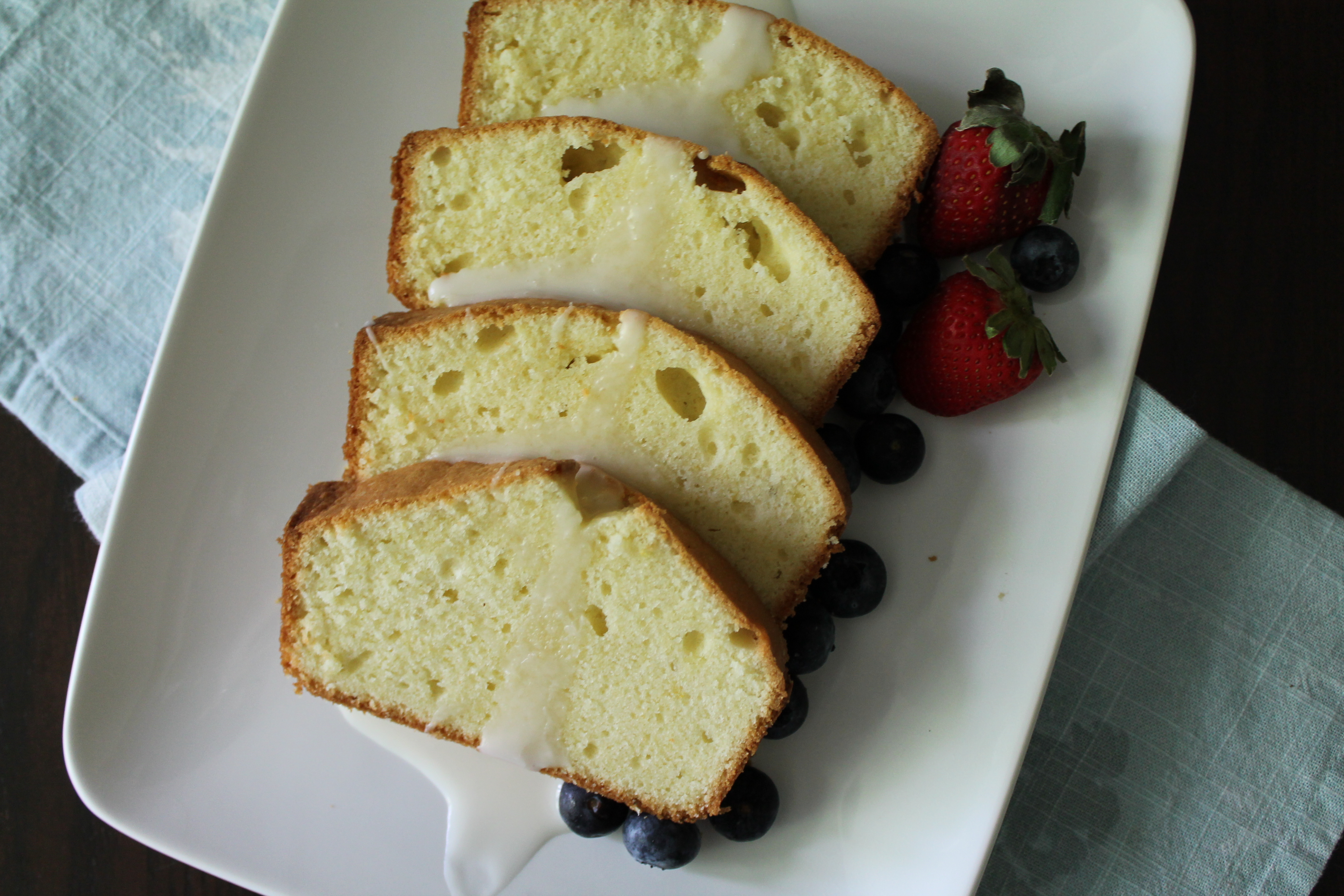 Snowflake Cake with Brandy-Butter Glaze