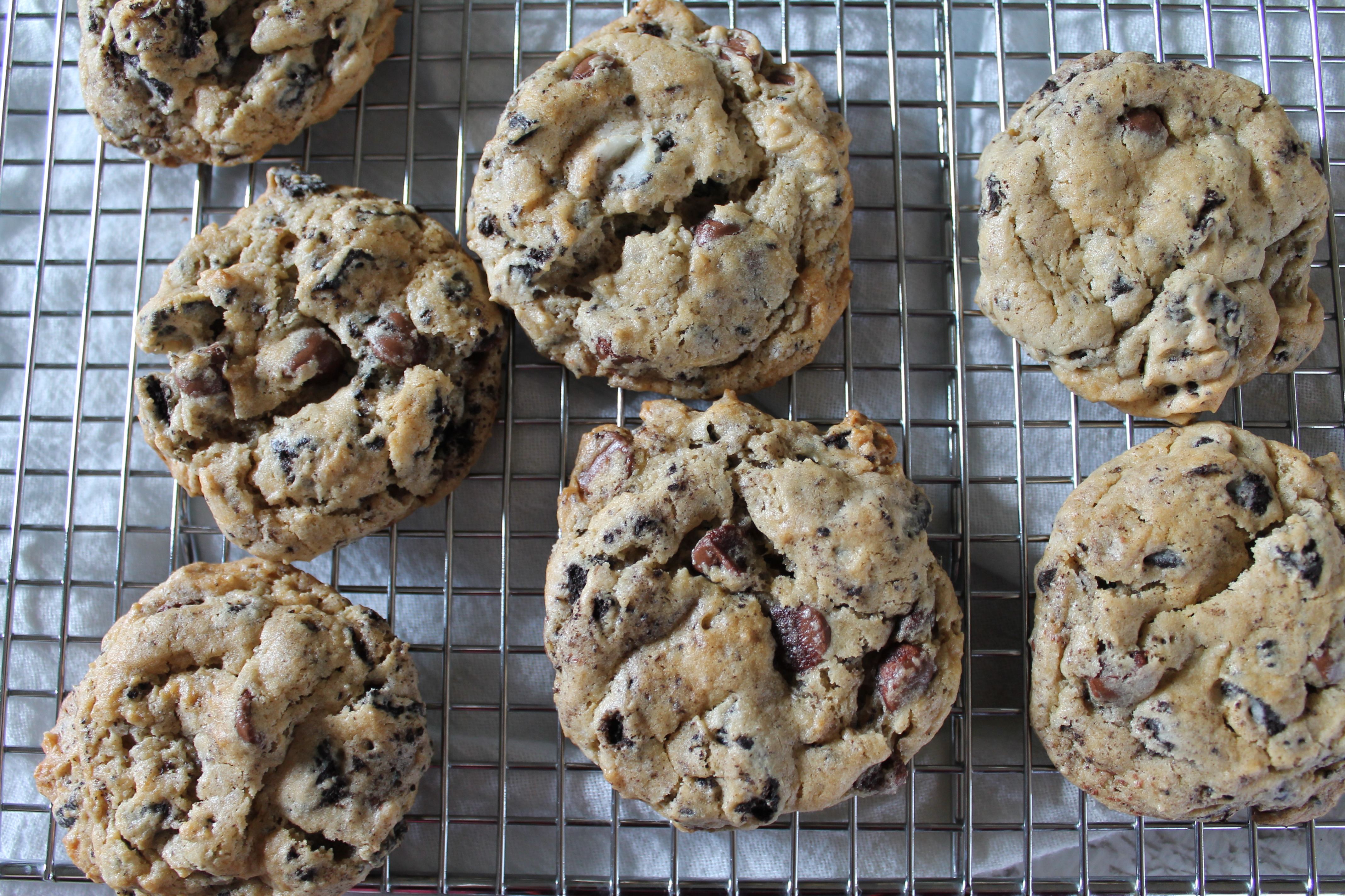 Malted Milk Chocolate Chip and Oreo Cookies