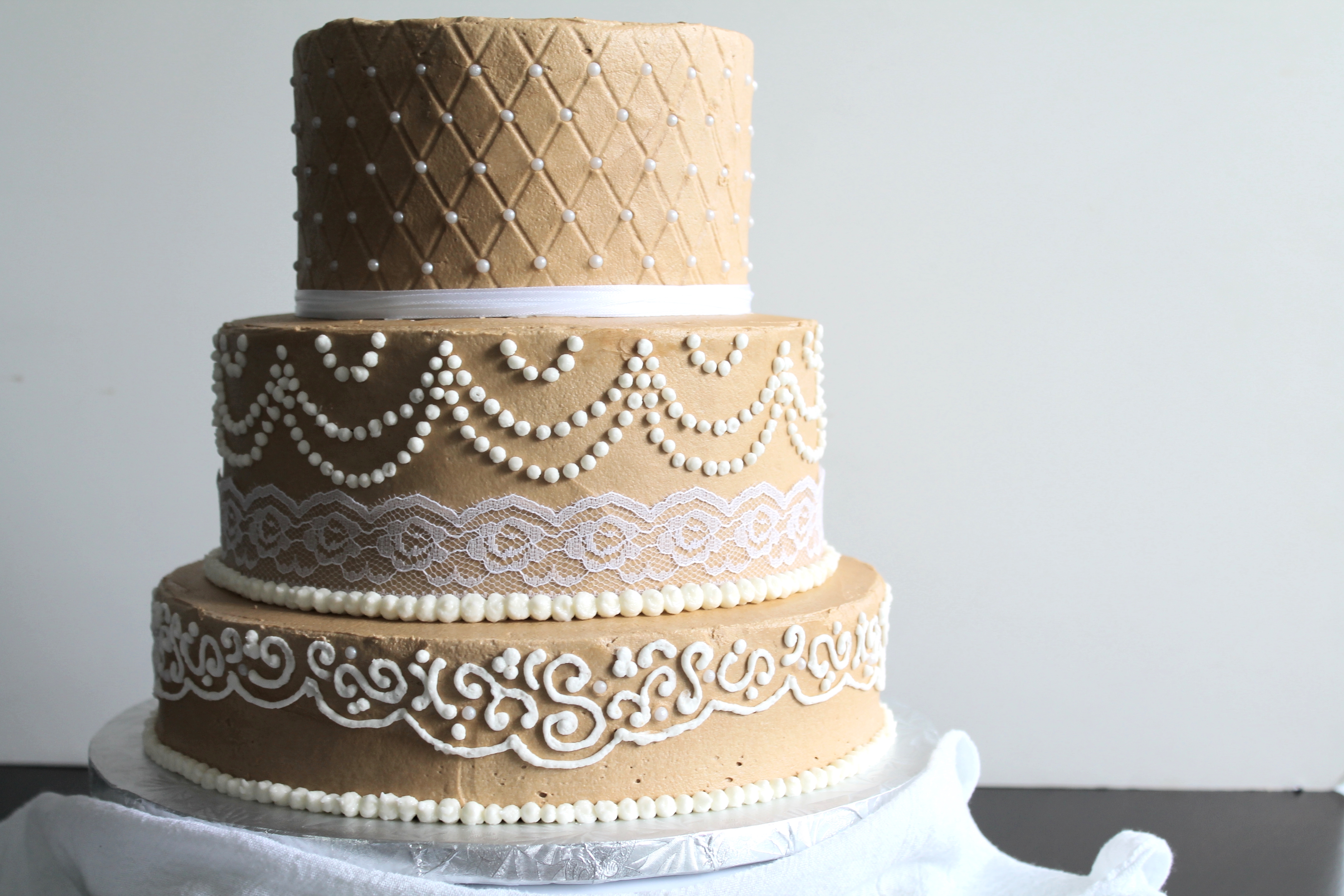 fall chocolate wedding cakes